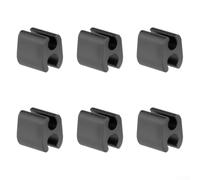 Bike Cable Clip U-Shape 4mm para shift 5mm Brake Bike Cable Clip | Fits 4mm para shift cables, 5mm brake lines, U-shape design, secure locking teeth, easy install(A-6pcs)