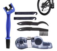 Bike Chain Cleaner | Bicycle Cleaning Kit | Chain Cleaning Brush | Practical Bike Cleaning Kit | Versatile Chain Cleaner Comprehensive Cleaning Kit ABS For Home Bikes Chain Cleaning Brush