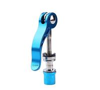 Bike Cierre Sillín,Abrazadera de Sillín Asiento 2 piezas for bicicleta de liberación rápida abrazadera del poste Tija de sillín del pincho perno de aleación de aluminio de bicicletas de montaña tubo d