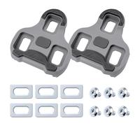 Bike Cleats for Look Keo Grip - Pedales autoblocantes para pedales de clic, compatibles con pedales Look Keo, gris 4,5°, antideslizantes para ciclismo por carretera y entrenamiento (2 unidades)