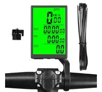 Bike Computer, Waterproof Cycling Speedometer, Wired Real Time Tracker, Multifunctional Display Distance and Speed, Sturdy Compact Design, Ideal for Exercise, Mountain Riding
