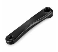 Bike Crank Arm 170mm Aleación De Aluminio Bicicleta Mano Izquierda Manivela Conjunto De Cadena para Road Mountain Bicycle(Square Hole-Negro)