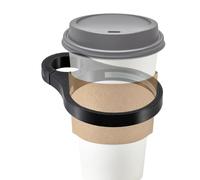 Bike Cup - Holder Handlebar Mount Adjustable | Bicycle Bottle Drink Holder Heavy Duty Anti Slip Grip Stable Clamp for Outdoor, Commuting, Travel Sports, Mountain Trail or Road Touring