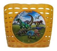 Bike Fashion Unisex - Adultos T-Rex World - Cesto para niños, Color Amarillo, Talla única
