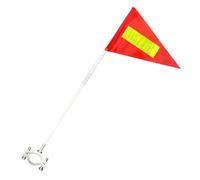 Bike Flags - ATV Flags With Pole | Reflective Waterproof Adjustable Flag With Pole For Kids Camping Outdoor | Bike Safety Accessories Home Work Travel Survival Hiking Backyard Riding Golf Cart