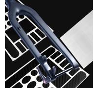 Bike Frame Protection Sticker Anti-Scratch PVC Film | Prevents chain rub, protects paint, clear PVC material, self-adhesive, easy application