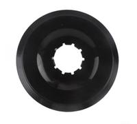 Bike Freewheel Protector 5.4in Plastic Disc Guard(Clear) | Prevents chain drop, reduces flywheel debris, tough plastic build, 138mm diameter, easy maintenance