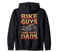 Bike Guys Make The Best Dads Día del Padre Mecánico Motorista Papá Sudadera con Capucha