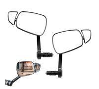 Bike Handlebar Mirror, Rotatable Rearview Mirror Kit, Universal Mount Design with Easy Install Setup, 5.91x5.71 inches Cycling Safety Mirrors Set, Modern Style Road Accessory for Travel Use