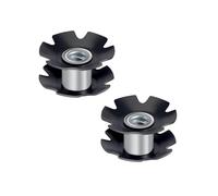 Bike Headset Star Nut 2Pack 11/8 Inch (28.6mm) Forks Compatible Aheadset Stem Replacement for Fork Maintenance