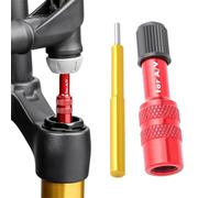 Bike Inflator Adapter - Leakproof Gasket Air Valve Connector, Portable Pump