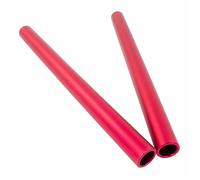Bike It Clip Manillar Tubos En Mate Rojo 280MM Longitud 22.2MM / 7/8" Diámetro