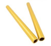 Bike It Moto 280mm Mate Oro con Clip Tubos - 22.2mm (7/8") Diámetro