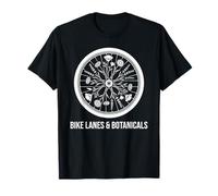 Bike Lanes & Botanicals - Bicicleta Floral Camiseta