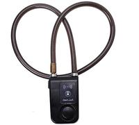 Bike Lock, APP Control Bluetooth Smart Lock Anti Theft Alarm Chain Lock con 105dB Alarm para iOS y para el Android, para bicicletas, motocicletas, puertas(Negro)