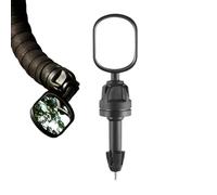 Bike Mirror - 360 Degree Angle Rear View Mirrors | Bike Rear View Mirroor | Retractable Handlebar Mirrors For Bicycle And Ebikes | Wide Angle Safety Convex Mirror For Mountain Road Cycling Commuterr