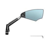 Bike Mirror, Cycling Mirror, Riding Glasses, Shockproof Glass, Portable Mount Design, Clear Visibility, Easy Attachment, Outdoor Touring and Commuting Use, 28x7x1.8 cm