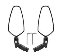 Bike Mirrors Pair, Handlebar Mount, 2.76x7.09 inches, Anti-Vibration Rearview, 360-Degree Rotating Lens, Mountain Road Urban Cycling, for Commute Safety, Adjustable Riding Accessories