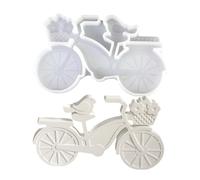 Bike Mold - Bird On Bike Design For Candle Making | Non-Stick Silicone With Flexible Mould, Ideal For Resin Casting, Wax, Soap, Plaster, DIY Art Craft Projects, Home Crafting Supplies