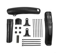 Bike Mudguard 26 27.5 29 Inch Adjustable Angle Mount(rear+front) | Adjustable angle design, fits 26-29 inch wheels, ABS material, quick mount system, black finish