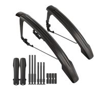 Bike Mudguard - Quick Install Nylon Fenders, Adjustable Length Splash Guard Sets, Water Protection Front Rear Flap Kits, duurable PC Shield Wet Weather Gear - For Mountain Road Bicycle Trails