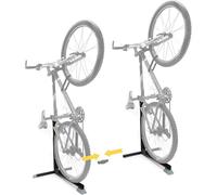 Bike Nook 2 soportes para bicicletas verticales | Soporte de suelo y pared para bici | Aparca bicis interior y garaje | Sin taladro | Negro