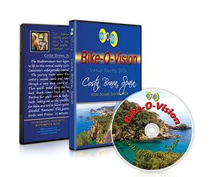 Bike-O-Vision - Virtual Cycling Adventure - Costa Brava, Spain - Perfect for Indoor Cycling and Treadmill Workouts - Cardio Fitness Scenery Video (Widescreen DVD #24)