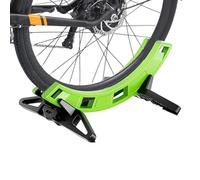 Bike Parking - Adjustable Storage Rack, Floor Bicycle Stand, Garaje Cycle Holder, Home Apartment Organizers, Mantenimiento Station Gear, Small Black Metal Support for Mountain Road Scooter