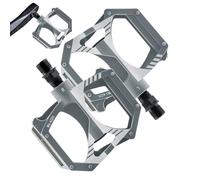 Bike Pedals - No deslizante plano Pedal Design, Reemplazo Parts with 2 Sealed Bearings | Strong Grip, Smooth Rotation, Lightweight Aluminum Build, Ideal para la montaña adulta, Road, 10,5 x 6 x 1,8 cm