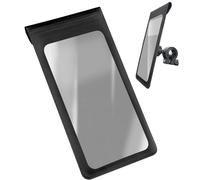 Bike Phone Front Frame Bag with 360 Degree Rotating Waterproof Phone Mount, Motorcycle Handlebar Cell Phone Clamp, Top Tube Bike Phone Holder Bag for Secure Easy Access on Cycling and Motorbiking