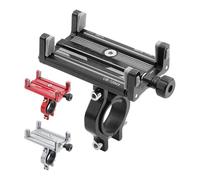 Bike Phone Holder - 4 Claw Handlebar Grip Mount, 360 Degree Rotatable Mobile Clip Stand, Shock Resistant Cycling Navigation Support Bracket, Adjustable Clamp Carrier For Scooter Bicycle Riding Use