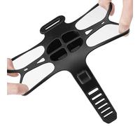 Bike Phone Holder - Adjustable Silicone Anti-Shock Cradle for Cycling | Dirt Bike Mount for Secure Phone Placement, Ideal for Daily Commuting, Long Distance Travel, Vacation and Outdoor Adventures