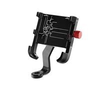 Bike Phone Holder - Aluminum Alloy Handlebar Mount, Elastic Claw Non Slip Grip, Adjustable Angle Mobile Stand, Shockproof Cycling Bracket | Hands Free Phone Mount For Bicycle Riding Navigation Outdoor