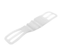 Bike Phone Mount Strap - Silicone Holder for Bicycle | Secure Mobile Phone Mount for Mountain Bike Handlebar, Flashlight Torch Compatible, Adjustable Straps for Cycling Adventures, 19g White Red Black