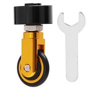 Bike plegable Easy Wheel Wheel Wear Wear Rueda Aleación de aluminio de aluminio para K3Plus 412 Plegable bicicleta 33.9 mm Auxiliario de asiento 29.9 x 28.6 mm (Oro)