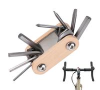 Bike Repair Tools, 8 en 1 Multi Function Cycling Repair Kit, 2.01 x 1.22 pulgadas Convenient Portable Compact Riding Maintenance Accessories for Road and Mountain Bike