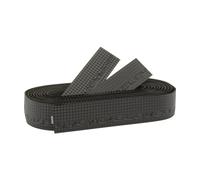 Bike Ribbon 29261 Cinta Carbono, con Tapones, Negro-Negro, XL