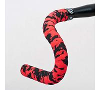 Bikeribbon - Cinta de Manillar Cork Rojo Negro