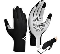 Bike Riding Gloves, Touchscreen Full Finger Cycling Gear, Ergonomic Grip Sport Gloves, Breathable Shock Absorbing Cycling Gear for Cyclists, Mountain Trail, Road Race, Family Use 9.84x3.54x0.79 in
