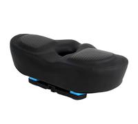 Bike Saddle, Cushion Seat, Wide Thicken Padded 12.6x7.48x4.72 Inches for Long Distance Cycling, Comfortable Riding Accessory Travel Fitness School Commute, Ergonomic Replacement Outdoor Exercise