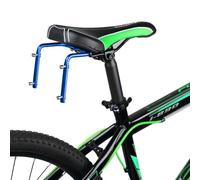 Bike Saddlebag Bracket - Aluminium Alloy Bicycle Saddlebag Stabiliser with Double Water Bottle Mount | Rear Seat Rail Support Holder for Cycling Accessories