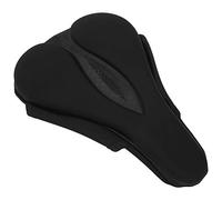 Bike Seat Cover Sponge Silicone, Anti - Slip Bicycle Saddle Cushion, Hollow Breathable Mesh Design with Hook and Loop Straps, Shock Absorbing Comfort for Road Mountain Bikes (Grande:
