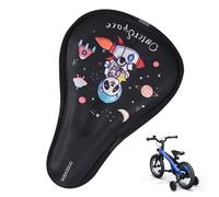 Bike Seat Cushion Cover - Cartoon Cycling Saddle Pad For Kids | Shock-Absorbing Bike Saddle Cover,Ideal For Mountain Road Commuting Outdoor Touring Urban City Racing