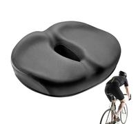 Bike Seat Cushion Cover, Cycling Saddle Covers, Hollow Design Wide Saddle Replacement with Shock-Absorbing Padding, Comfortable Riding Accessories for Road Biking, Urban Commutes