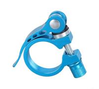 Bike Seatpost Clamp Bike Seat Tube Clip for 27. for 2-28.6mm Bike Seatpost(blue)