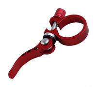 Bike Seatpost Clamp Bike Seat Tube Clip for 27. for 2-28.6mm Bike Seatpost(red)