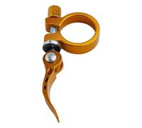 Bike Seatpost Clamp Bike Seat Tube Clip for 27. for 2-28.6mm Bike Seatpost(yellow)