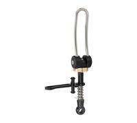 Bike Seatpost Clamp, Quick Release Clip, Plegable Tube Lock, Alta Estabilidad Construcción, Easy Adjustment Mechanism for Scooters Riding Replacement Boys Girls Adults Color Black