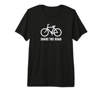 Bike Share The Road with Bicycle for Biking and Bikers Camiseta Premium