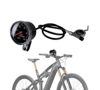 Bike Speedometer - Universal Mechanical Bicycle Odometer And Mileage | Round Cycling Speedometer For Mountain Bikes, Road Bikes And Bicycles